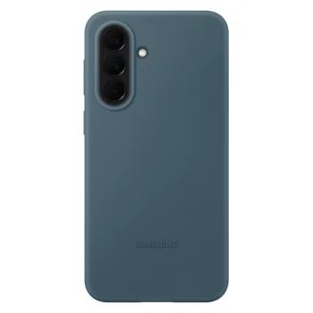 Samsung silikona vāciņš modelim Samsung Galaxy A37 5G, tumši zaļš