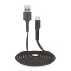 Sbs USB-A uz USB-C kabelis 3m, melns