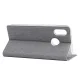 Huawei P Smart Z / Y9 Prime 2019 VILI DMX Cross Texture Leather Wallet Cover Case, Grey | Vāks Maciņš Maks...