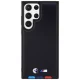 BMW Leather Stamp Tricolor vāciņš Samsung Galaxy S23 Ultra S918, melns