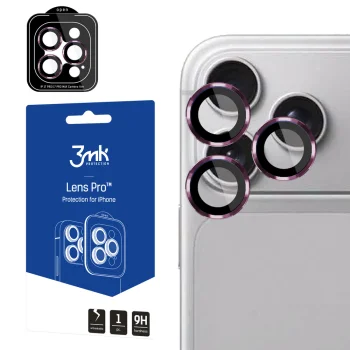 3mk Lens Protection Pro kameras aizsargstikls, iPhone 18 Pro / 18 Pro Max, bordo