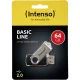 USB zibatmiņa Intenso Basic Line, 64 GB, USB 2.0