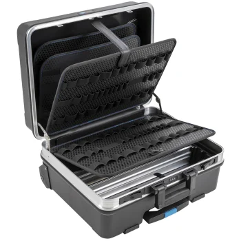 B&W instrumentu koferis go 120.04/L ar riteņiem, 36 l, melns