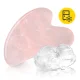 4FIZJO dabīgā rozā kvarca Gua Sha masāžas akmens