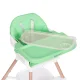 Ecotoys HC508 2-in-1 bērnu barošanas krēsliņš, zaļš
