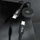 Dudao A12MaxC 2-in-1 lādētājs Apple Watch un USB-C PD60W 1.2m, melns