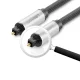 Optiskais audio kabelis Ugreen AV108 10540 Toslink SPDIF, 2 m, pelēks