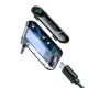 Baseus Qiyin Bluetooth AUX audio adapteris uztvērējs, Mini Jack, Melns | Baseus Qiyin Bluetooth Audio Receiver AUX...