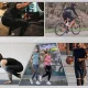 Elpojošas velobikses Rockbros RK2004L ar polsterējumu, L izmērs, melnas