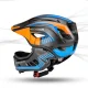 Bērnu veloķivere Rockbros TT-32SOBL-S ar noņemamu zoda aizsargu, S (48-52 cm), melna/oranža