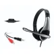 Conceptronic POLONA CCHATSTAR2 Stereo Austiņas ar Mikrofonu Melnas/Sudraba