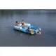 Piepūšamā peldošā sala 4 personām Bestway Summer Oasis 43645 ar nojumi, 305 x 186 cm
