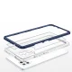 Caurspīdīgs vāciņš Samsung Galaxy A42 5G Hybrid Armor Clear 3 in 1, zils
