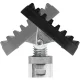 Teleskopiskais griestu un montāžas balsts BESSEY ST 2500, 1450–2500 mm