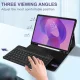 Tech-Protect SC Pen atverams vāciņš ar tastatūru Lenovo Idea Tab Plus 12.1 TB-361, melns
