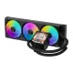 DarkFlash DV360S MAX šķidruma dzesēšanas sistēma procesoram, 3.95\" IPS, ARGB, melna