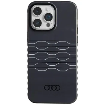 Audi IML MagSafe vāciņš priekš iPhone 14 Pro Max, melns