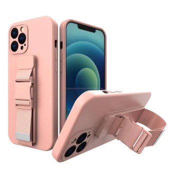 Xiaomi Poco X3 NFC vāciņš ar siksniņu, rozā
