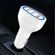 Auto lādētājs Dudao R7S 3x USB Quick Charge 3.0 18W 2.4A, balts