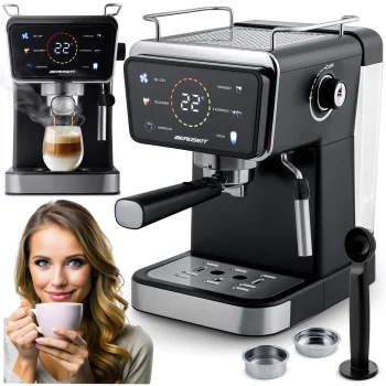 Berdsen BD-771 radziņu kafijas automāts, 20 bar, melns