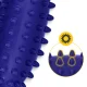 4Fizjo 1803 sensorā masāžas bumbiņa, zila