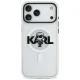 Karl Lagerfeld IML Karl Sketch Logo MagSafe vāciņš iPhone 17 Pro Max, caurspīdīgs
