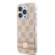DKNY iPhone 13 / 13 Pro vāciņš IML Checkered Mono Pattern MagSafe, rozā