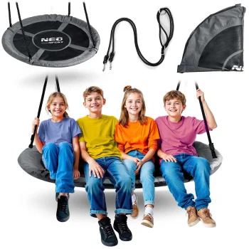 Šūpoles putna ligzda Neo-Sport Swingo 120 cm