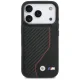 BMW M Carbon Line & Logo MagSafe vāciņš iPhone 17 Pro, sarkans