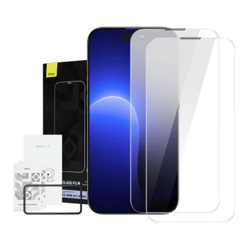 Aizsargstikls Baseus Crystal iPhone 14 Pro, 0.3 mm (2 gab.)