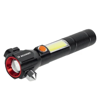 Daudzfunkcionāls lukturītis Wozinsky WLR-31, 5W, 500 lm, CREE, COB, melns