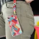 Vāciņš iPhone 8 Plus / iPhone 7 Plus Color Chain Case ar piekariņa ķēdīti, daudzkrāsains