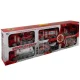 Kruzzel 24631 Ugunsdzēsēju automašīnas komplekts | Fire Department Car Set
