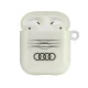 Audi IML Geometric Pattern maciņš AirPods 1 / 2 austiņām, White