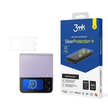 Samsung Galaxy Z Flip 5 ( SM-F731B/DS ) 3MK Silver Protect+ Antibacterial Screen Protector | Antibakteriāla Telefona...
