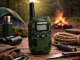 Rāciju komplekts Baofeng BF-T6 2km rādiuss 1500mAh, kamuflāžas zaļš