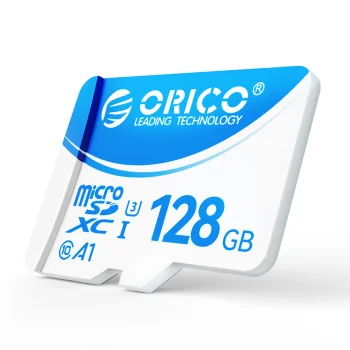 ORICO B3 microSD atmiņas karte 128GB ar SD adapteri, U3 A1 Class 10