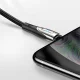 Joyroom Sharp Series S-M411 USB-A uz Lightning kabelis 3A 1.2m melns