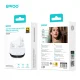 BWOO BW40 bezvadu austiņas Bluetooth TWS ANC ar LED displeju, baltas