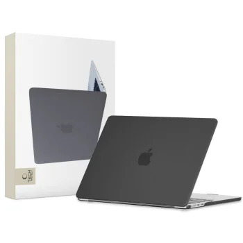 Tech-Protect SmartShell vāciņš MacBook Air 13" (2022–2024 / M2 / M3), matēts melns