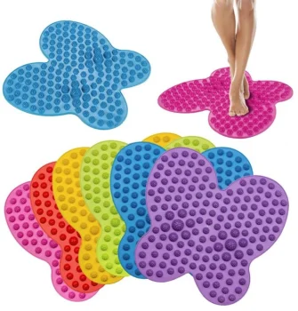 Akupresūras akupunktūras paklājs, masāžas paklājiņš pēdām, Dažādas krāsas | Futzuki Reflexology Foot...