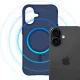3mk Smoke MagCase vāciņš priekš iPhone 17 ar MagSafe atbalstu, zils caurspīdīgs