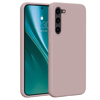 Etteri Silicone Case vāciņš Samsung Galaxy S23 Plus, Gaiši rozā