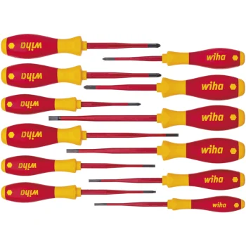 Skrūvgriežu komplekts Wiha 3201K12 SoftFinish electric slimFix, 12 gab.