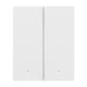 Sonoff M5-2C-80W viedais sienas slēdzis WiFi Matter, 2 kanāli, balts