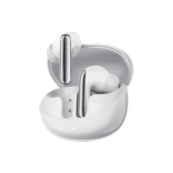 Bezvadu austiņas QCY MeloBuds N60 ANC LDAC Bluetooth 6.0, baltas