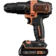 Akumulatora triecienurbjmašīna-skrūvgriezis Black & Decker BDCHD18K-QW, 18V, 1x 1.5Ah