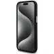 Karl Lagerfeld Silicone Metal Script Logo vāciņš iPhone 15 - Melns