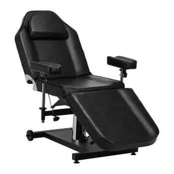 Hidrauliskais tetovēšanas krēsls Pro Ink 322F, melns