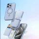 Dux Ducis Lawa ādas vāciņš Apple iPhone 15 Pro Max, Zils